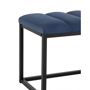 Хостен велюр синий