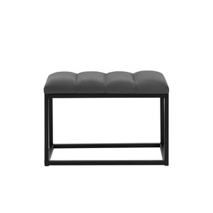 Хостен велюр тёмно-серый