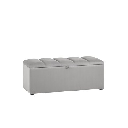 с крышкой Нильсон 2 велюр серый