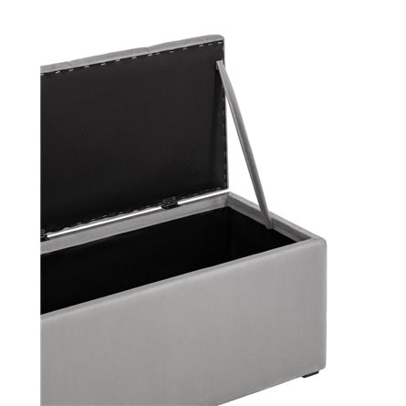 с крышкой Нильсон 2 велюр серый