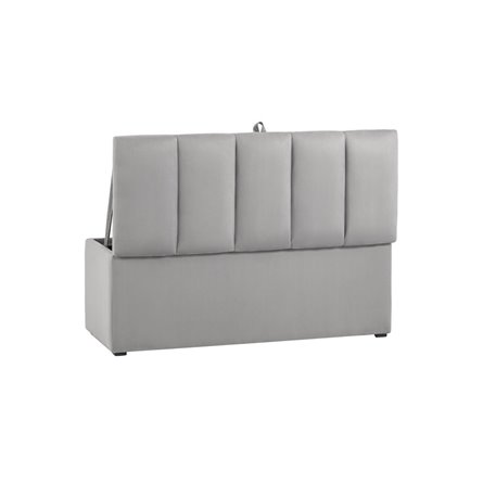 с крышкой Нильсон 2 велюр серый