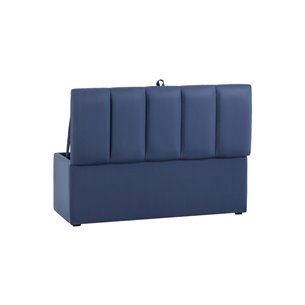 с крышкой Нильсон 2 велюр синий