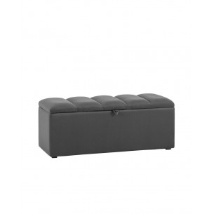 с крышкой Нильсон 2 велюр тёмно-серый