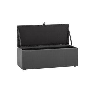 с крышкой Нильсон 2 велюр тёмно-серый