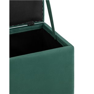 с крышкой Нильсон велюр зелёный