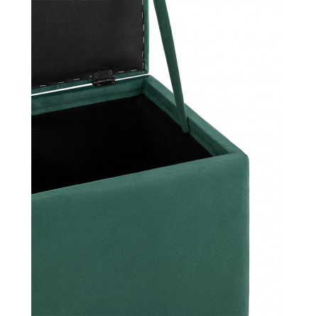 с крышкой Нильсон велюр зелёный