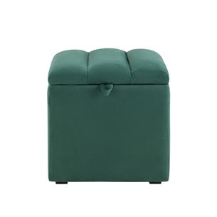 с крышкой Нильсон велюр зелёный