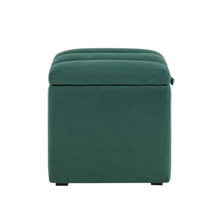 с крышкой Нильсон велюр зелёный