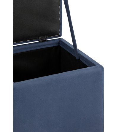 с крышкой Нильсон велюр синий