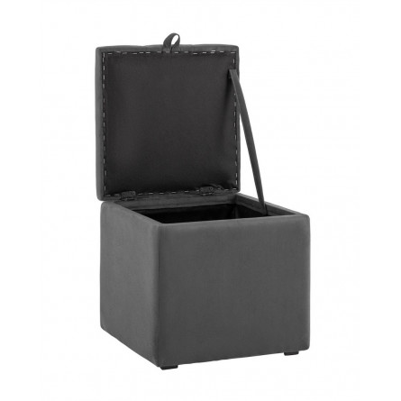 с крышкой Нильсон велюр тёмно-серый