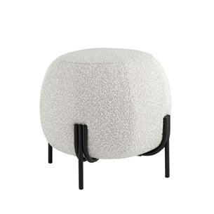 Флик обивка ткань букле молочный