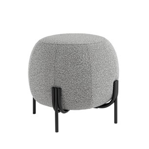 Флик обивка ткань букле серый