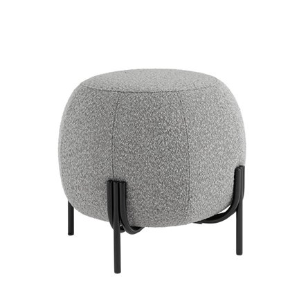 Флик обивка ткань букле серый