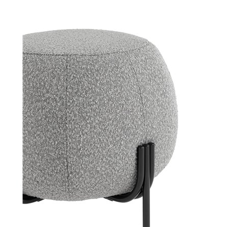 Флик обивка ткань букле серый