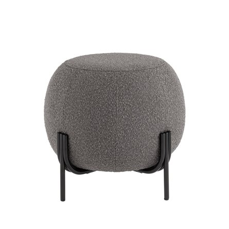 Флик обивка ткань букле тёмно-серый