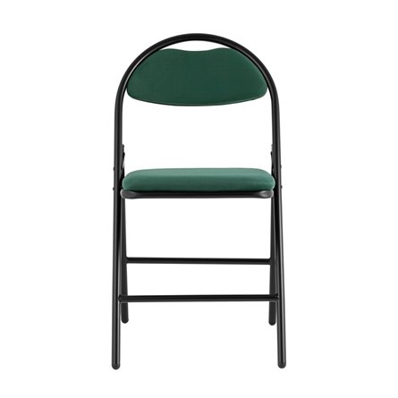 складной Hagen велюр зелёный каркас черный металлический