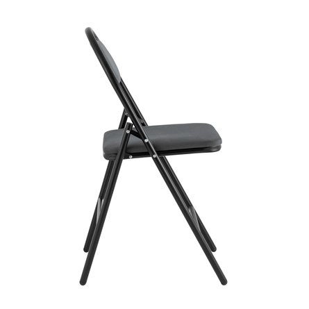 складной Hagen велюр тёмно-серый каркас черный металлический