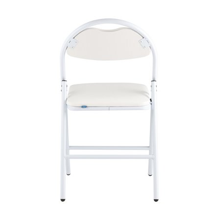 складной Hagen экокожа белый каркас белый металлический