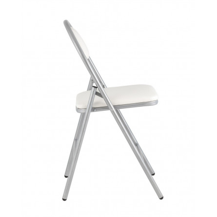 складной Hagen экокожа белый каркас металлик металлический