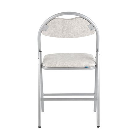 складной Hagen экокожа белый мрамор каркас металлик