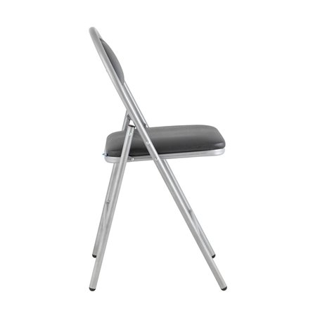 складной Hagen экокожа серый каркас металлик