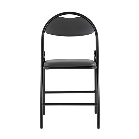 складной Hagen экокожа серый каркас черный металлический