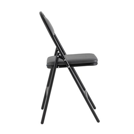 складной Hagen экокожа серый каркас черный металлический