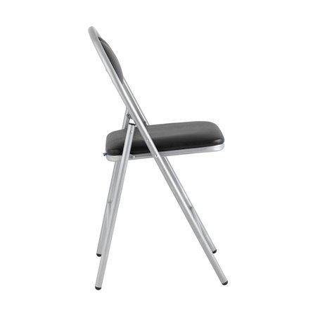 складной Hagen экокожа черный каркас металлик