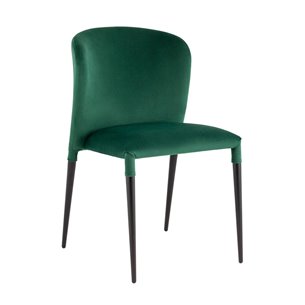 для кухни Лори велюр зелёный ножки черные металл