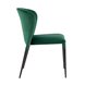 для кухни Лори велюр зелёный ножки черные металл