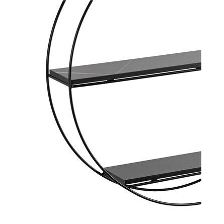 Luna черная черный мрамор металлический каркас