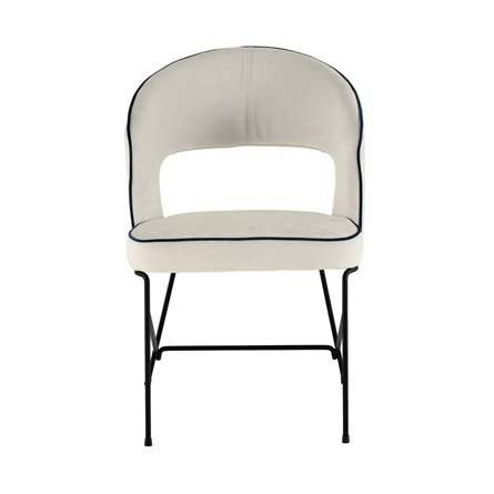 Найла серый ножки черные металл