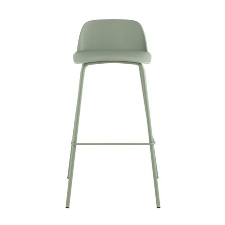 Mist пластиковое сиденье, серо-зеленый, ножки металл