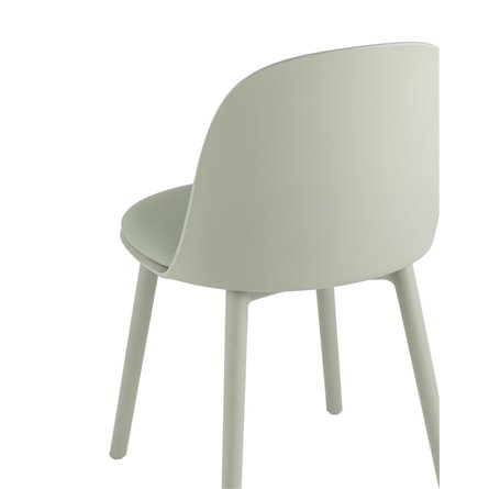 пластиковый Fog с подушкой пластик серо-зеленый