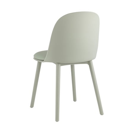 пластиковый Fog с подушкой пластик серо-зеленый