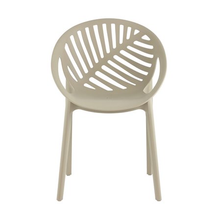 пластиковый Monstera зеленый с декорированной спинкой ножки пластик