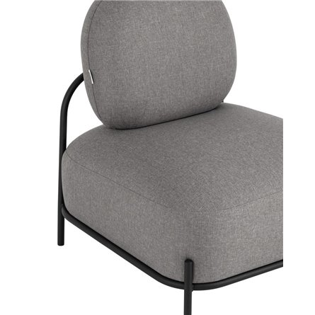 Кресло Стоун обивка рогожка серый