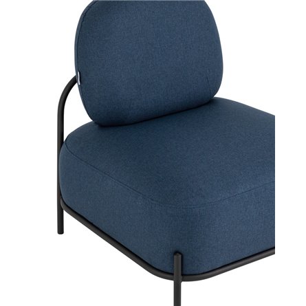 Стоун обивка рогожка синий