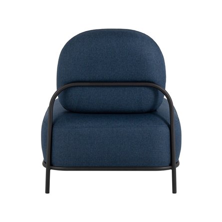 Стоун обивка рогожка синий