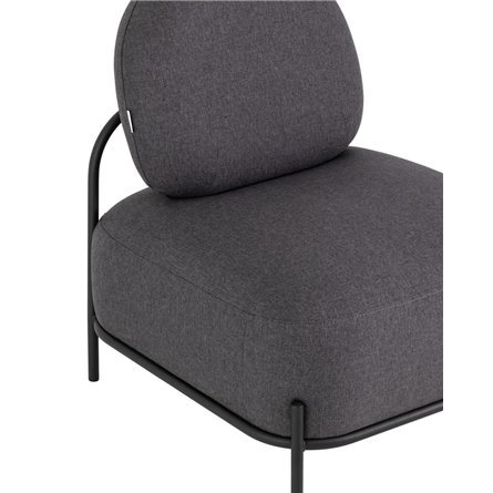 Стоун обивка рогожка тёмно-серый