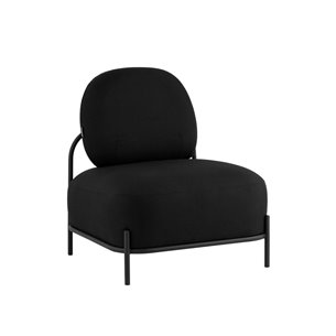 Стоун обивка рогожка черный