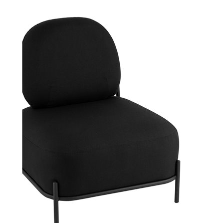 Стоун обивка рогожка черный