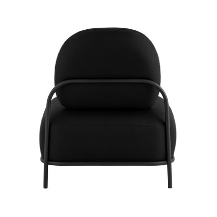 Стоун обивка рогожка черный