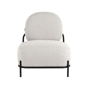 Стоун обивка ткань букле молочный