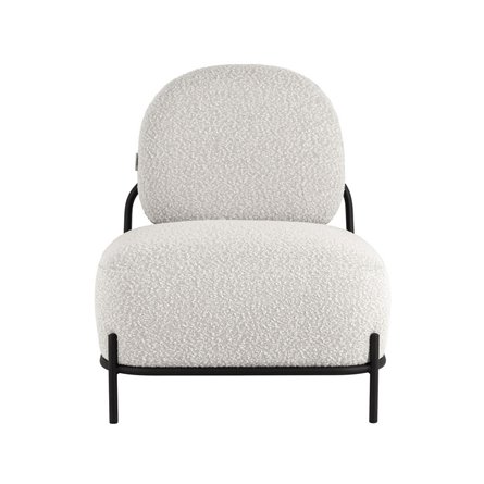 Стоун обивка ткань букле молочный