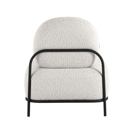 Стоун обивка ткань букле молочный