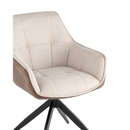 обеденный Alba бежевый спинка экокожа вращающийся