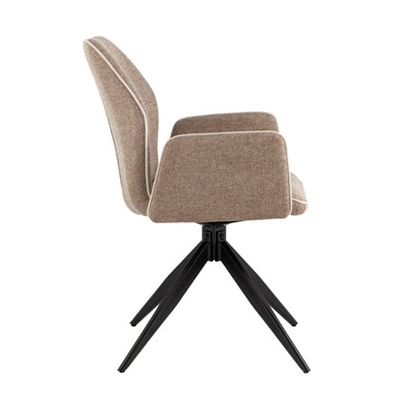 обеденный Helm тканевая обивка коричневый