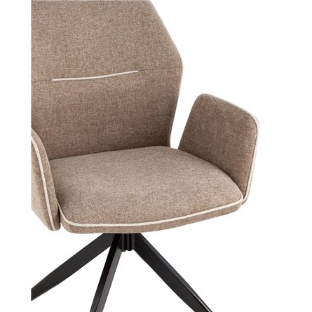 обеденный Helm тканевая обивка коричневый