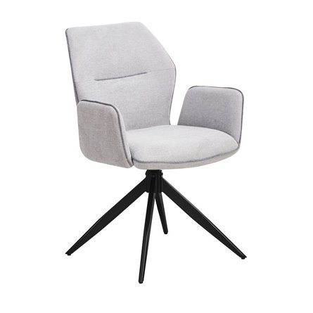 обеденный Helm тканевая обивка серый